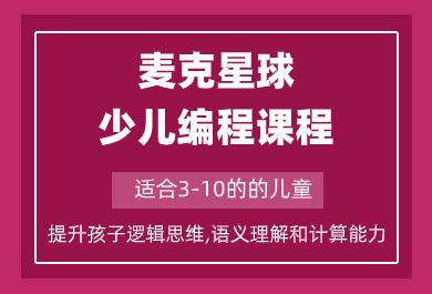 成都麦克星球少儿编程课程