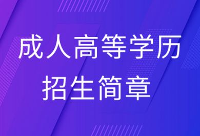 2024成都成人高等学历招生简章