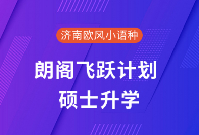 济南朗阁名校硕士飞跃计划