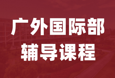 东莞广外国际部辅导课程