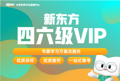 北京新东方四六级VIP一对一培训班