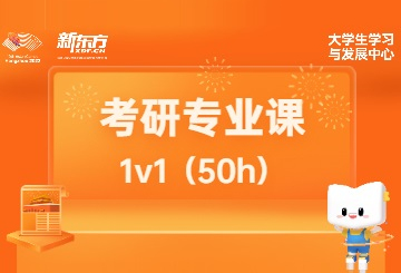 广州新东方25考研专业课1v1（50h）