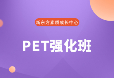 深圳新东方双语PET强化班