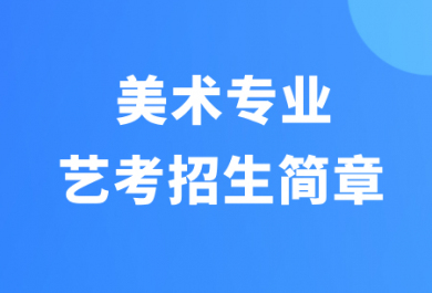 西安弘雅美术专业艺考招生简章